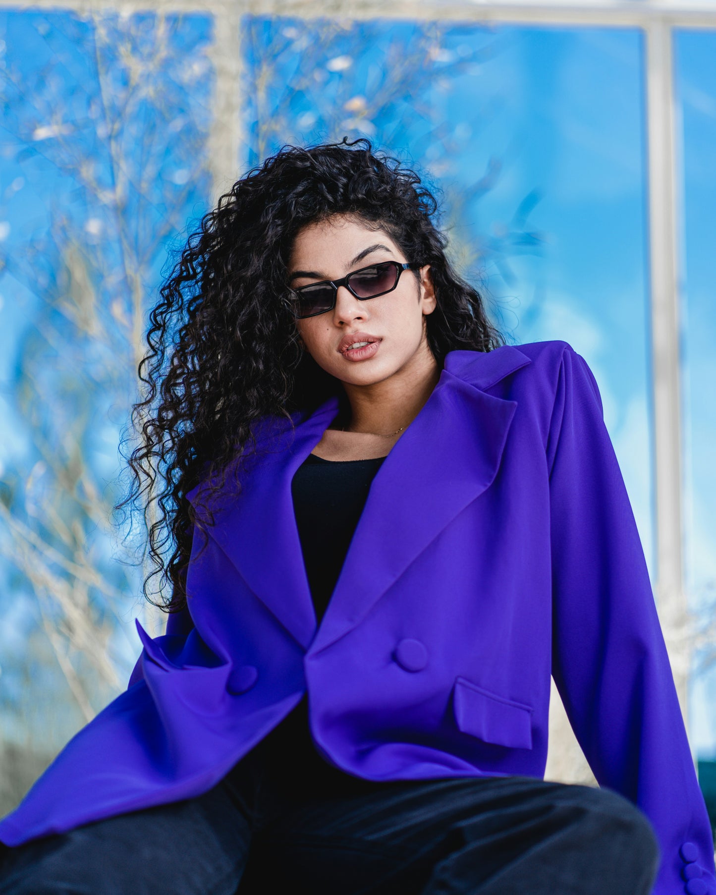 XAYWEAR Purple Formal Blazer Women for Stylish Look