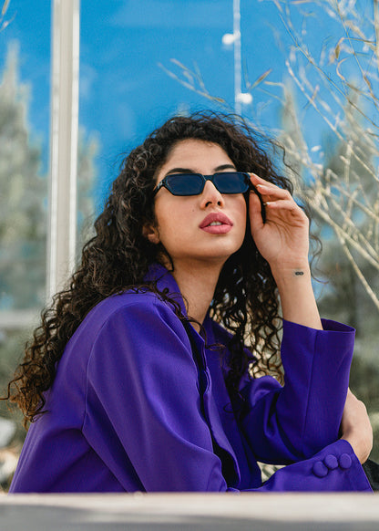 XAYWEAR Purple Formal Blazer Women for Stylish Look