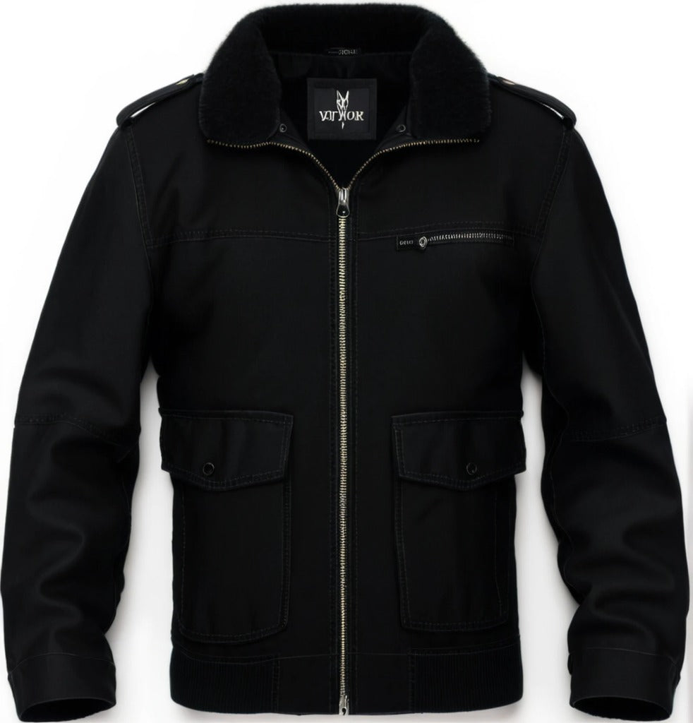XAYWEAR Brown Pilot Jacket Men - Stylish Leather Jacket