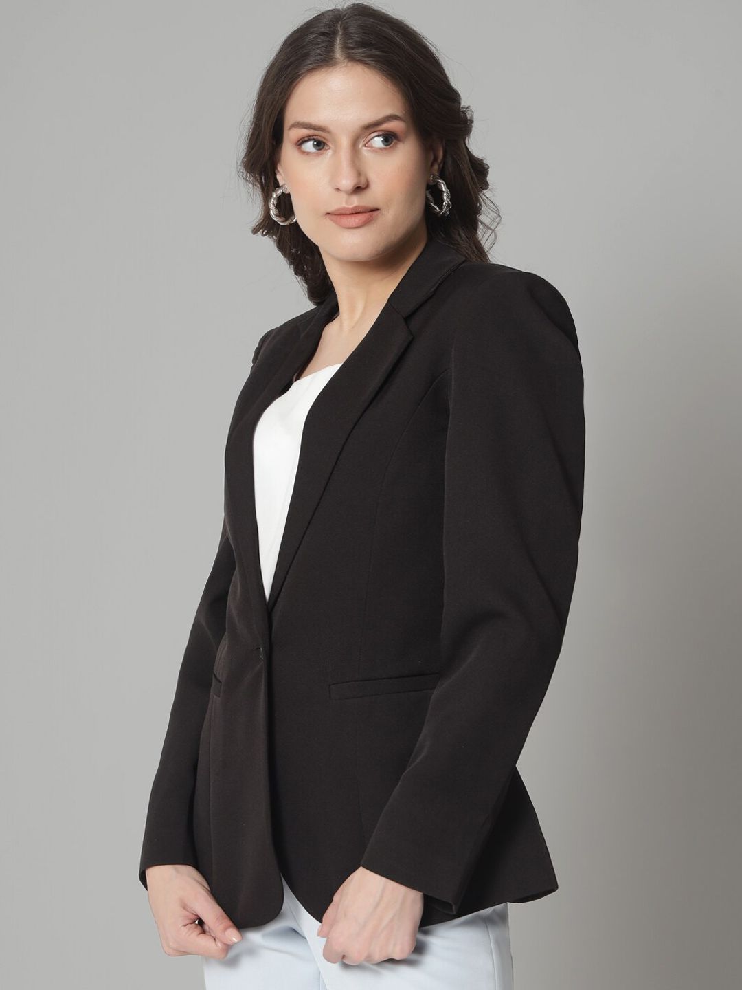 XAYWEAR Women's Classic Black Blazer - Timeless Style