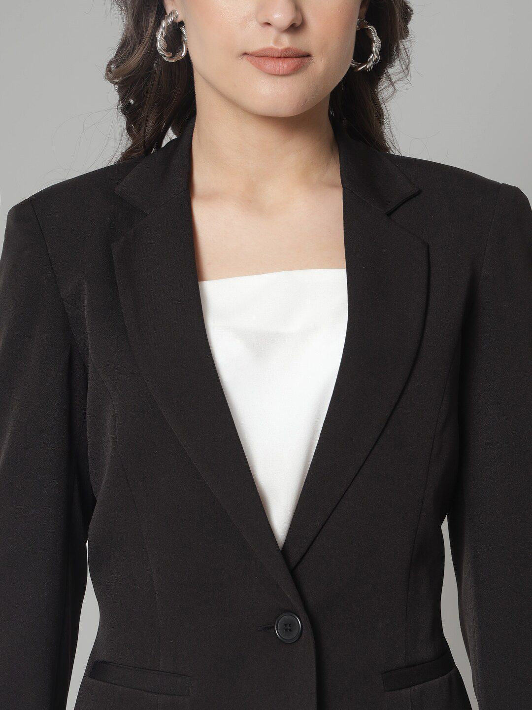 XAYWEAR Women's Classic Black Blazer - Timeless Style