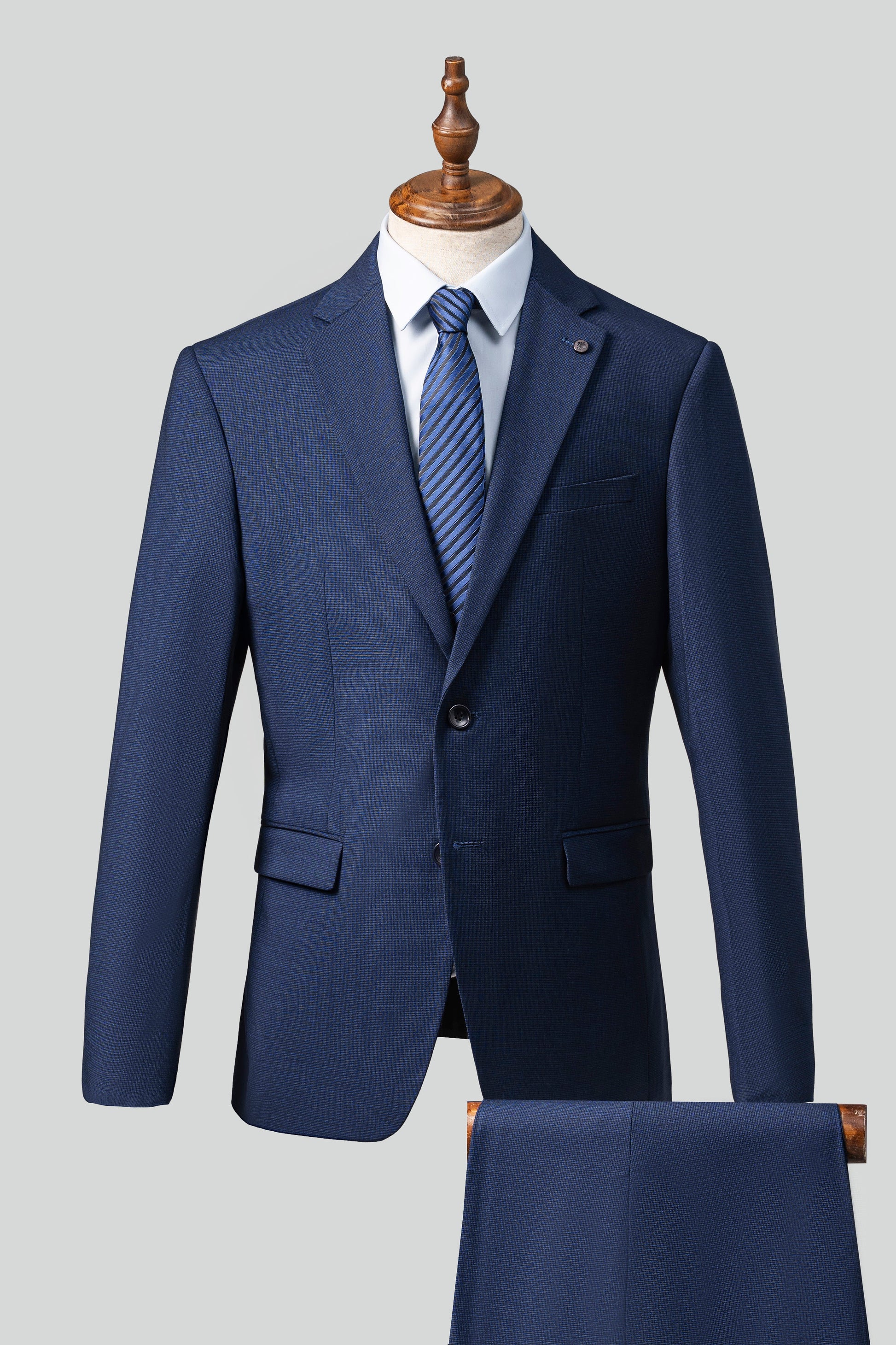 XAYWEAR Blue Suit for Men Formal with Elegant Fit and Stylish Design