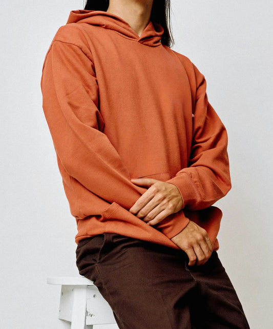 XAYWEAR casual orange hoodie for a comfortable and stylish everyday look