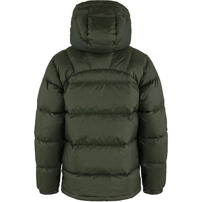 XAYWEAR olive green puffer jacket with hood, quilted design, and insulated warmth for cold weather
