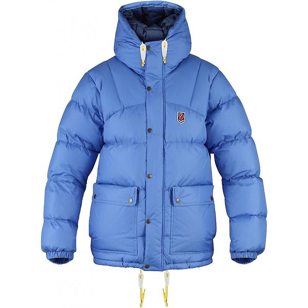 XAYWEAR blue puffer jacket with hood and front pockets for cold weather protection