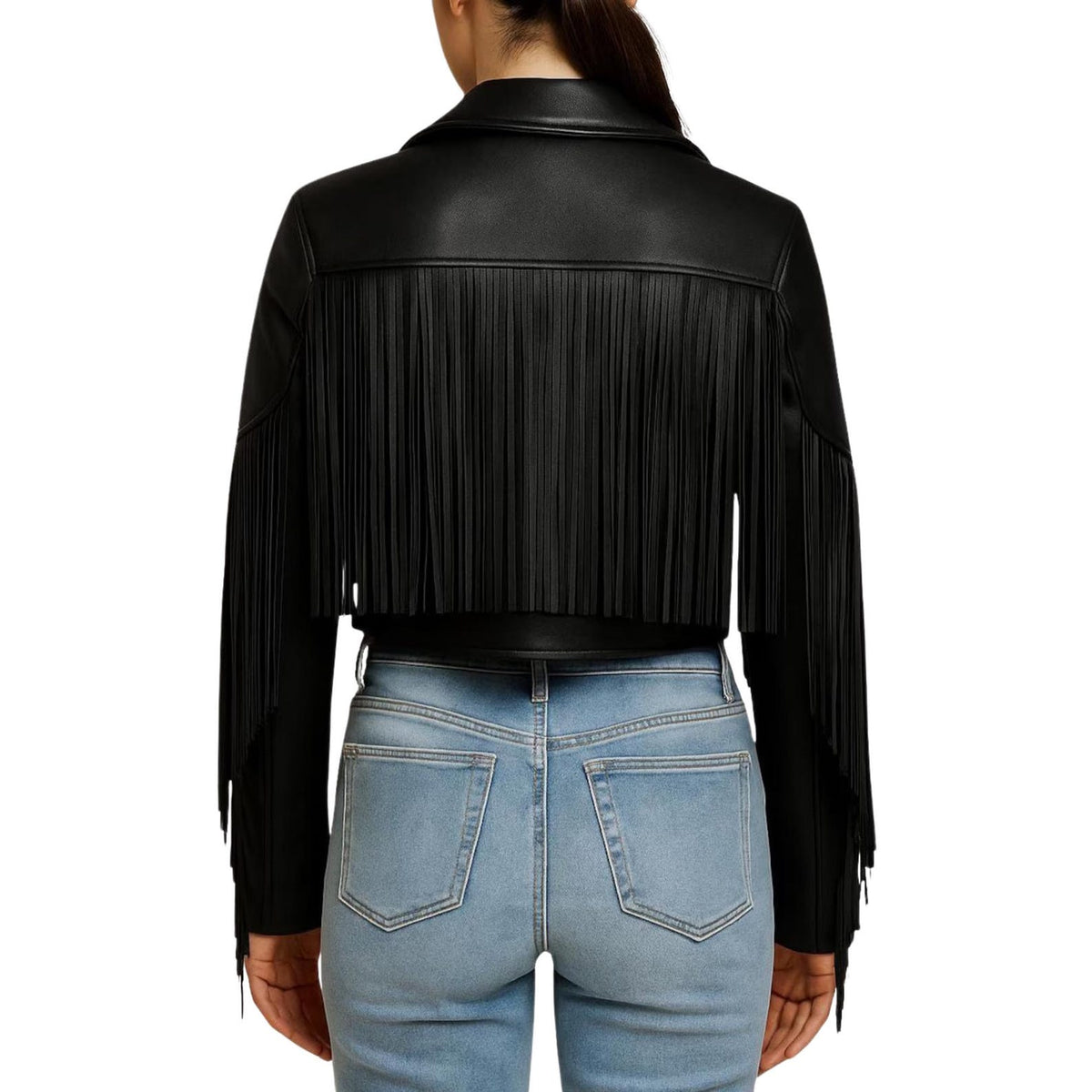 XAYWEAR Stylish Western-Inspired Fringe Jacket