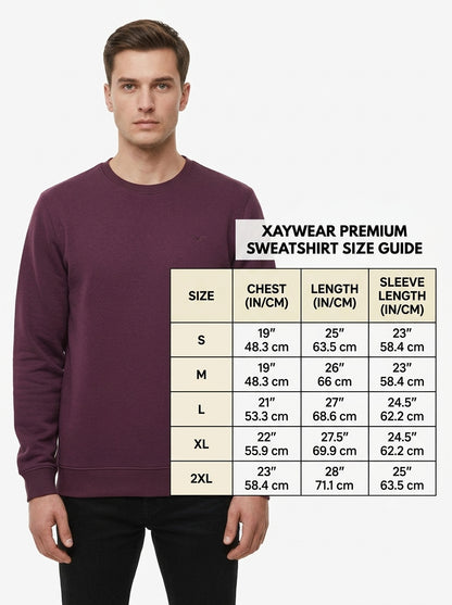 XAYWEAR Eternity Premium Men's Logo Sweat Shirt
