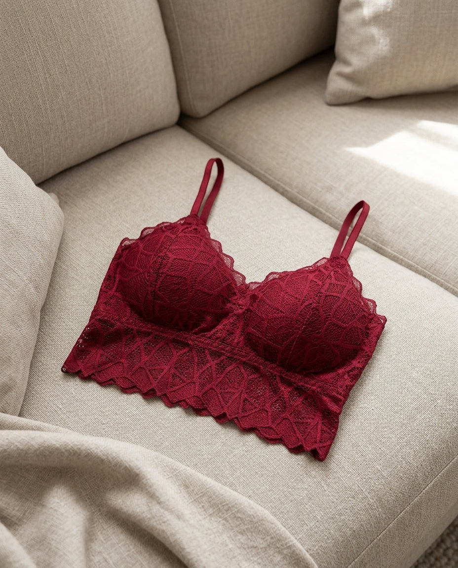 XAYWEAR The Sage Whisper Lace Bralette For Women - PACK OF 2