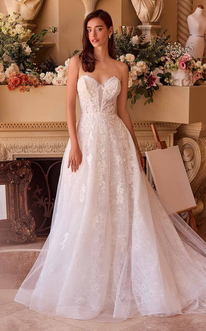 XAYWEAR elegant mermaid bridal gown with lace detailing and strapless sweetheart neckline