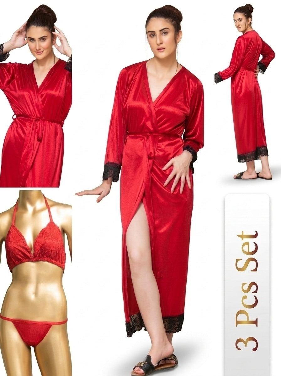 XAYWEAR 3 Piece Nightwear Set