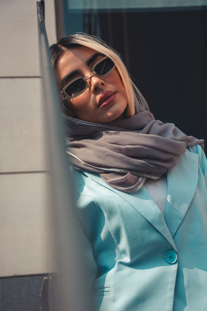 XAYWEAR Women's - Turquoise Soft Boss Blazer