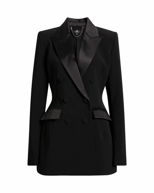 XAYWEAR™ Black Tuxedo Blazer Dress XR525 - (Limited Time Offer)