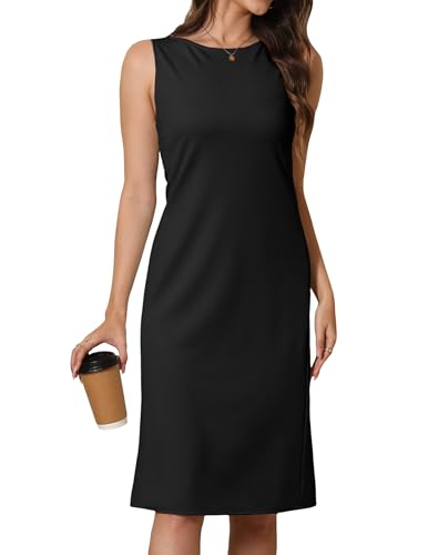 XAYWEAR Sleeveless Fitted Midi Dress for Stylish Looks - XAYWEAR