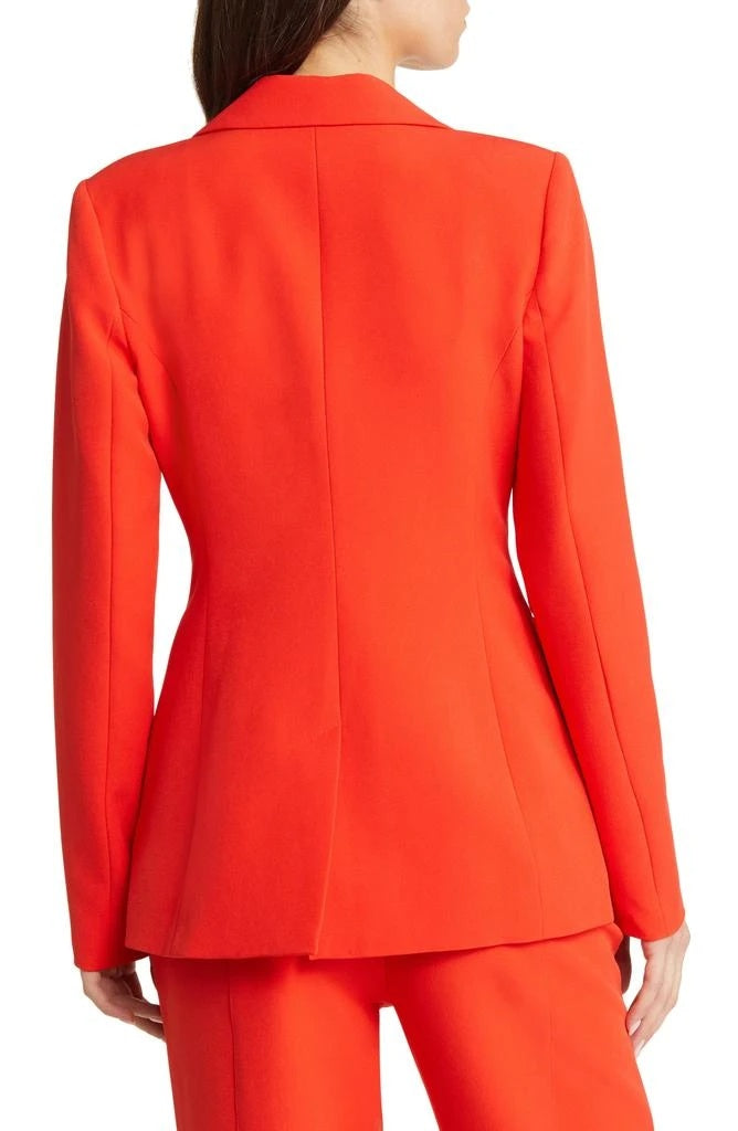 XAYWEAR Elegant Orange Suit for Women - Stylish Fit