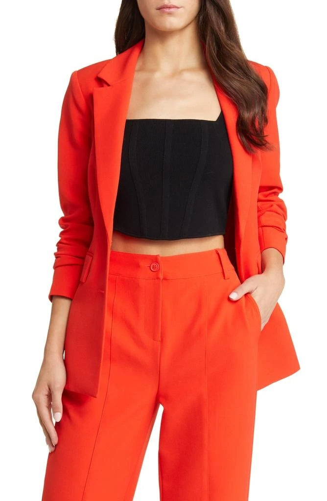 XAYWEAR Elegant Orange Suit for Women - Stylish Fit