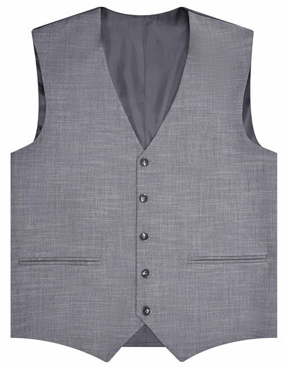 Gray vest from XAYWEAR, part of a stylish three-piece suit for men