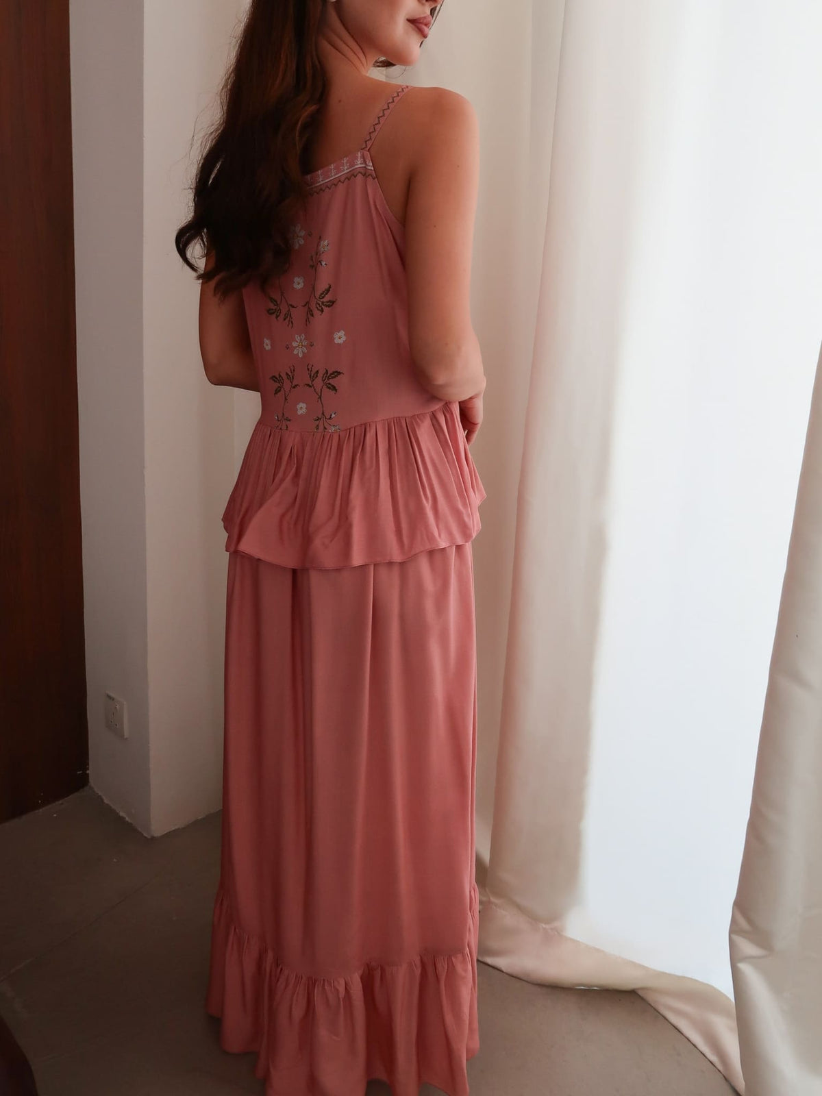 XAYWEAR Roisen Pink Long Dress