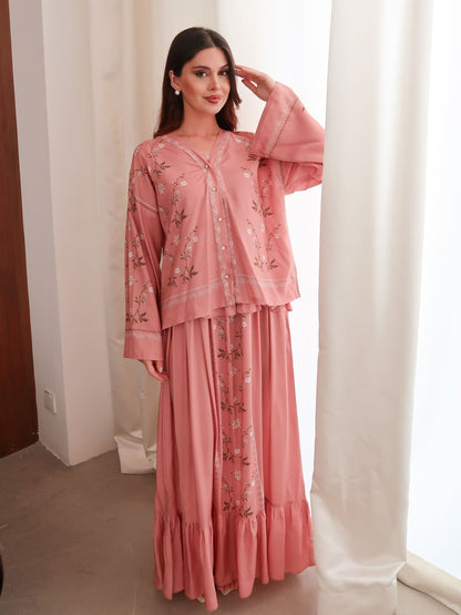 XAYWEAR Roisen Pink Long Dress