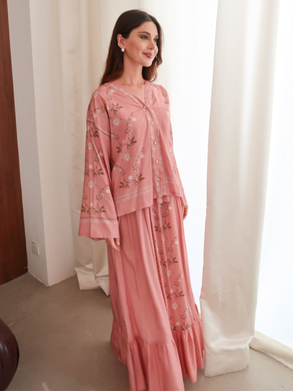 XAYWEAR Roisen Pink Long Dress
