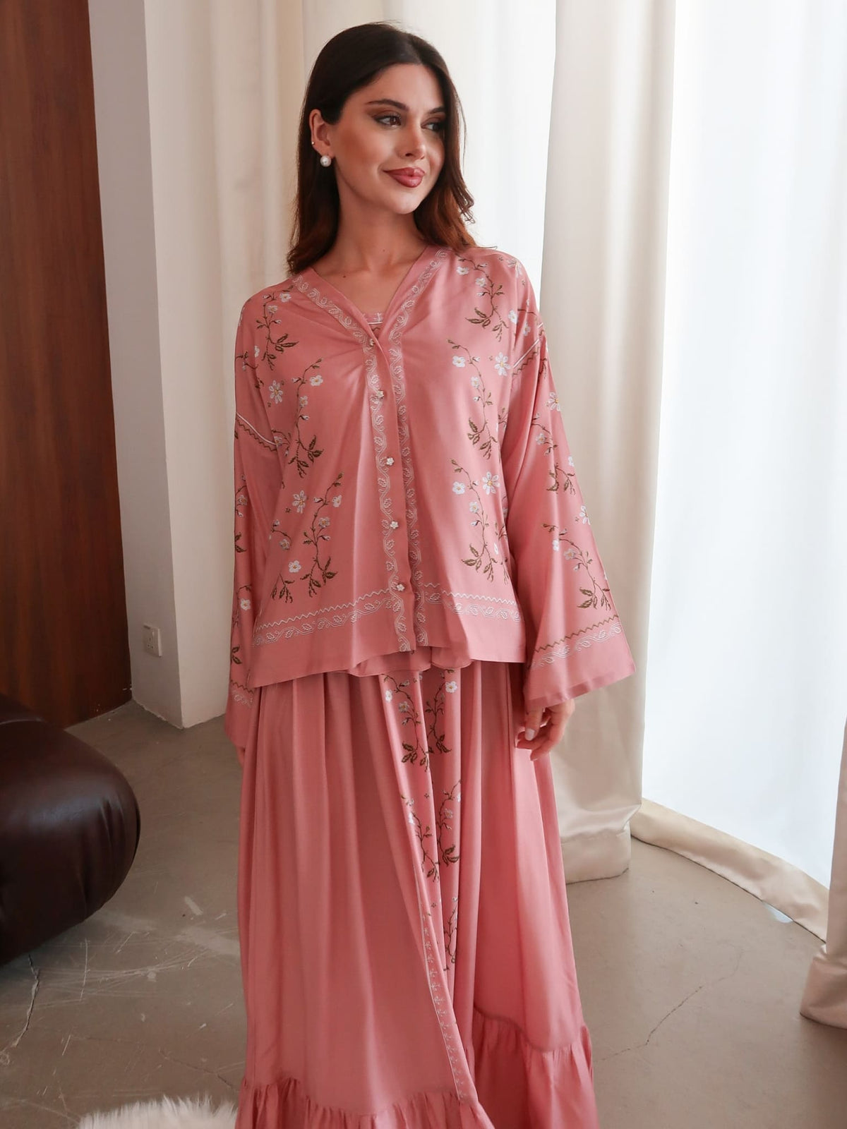 XAYWEAR Roisen Pink Long Dress