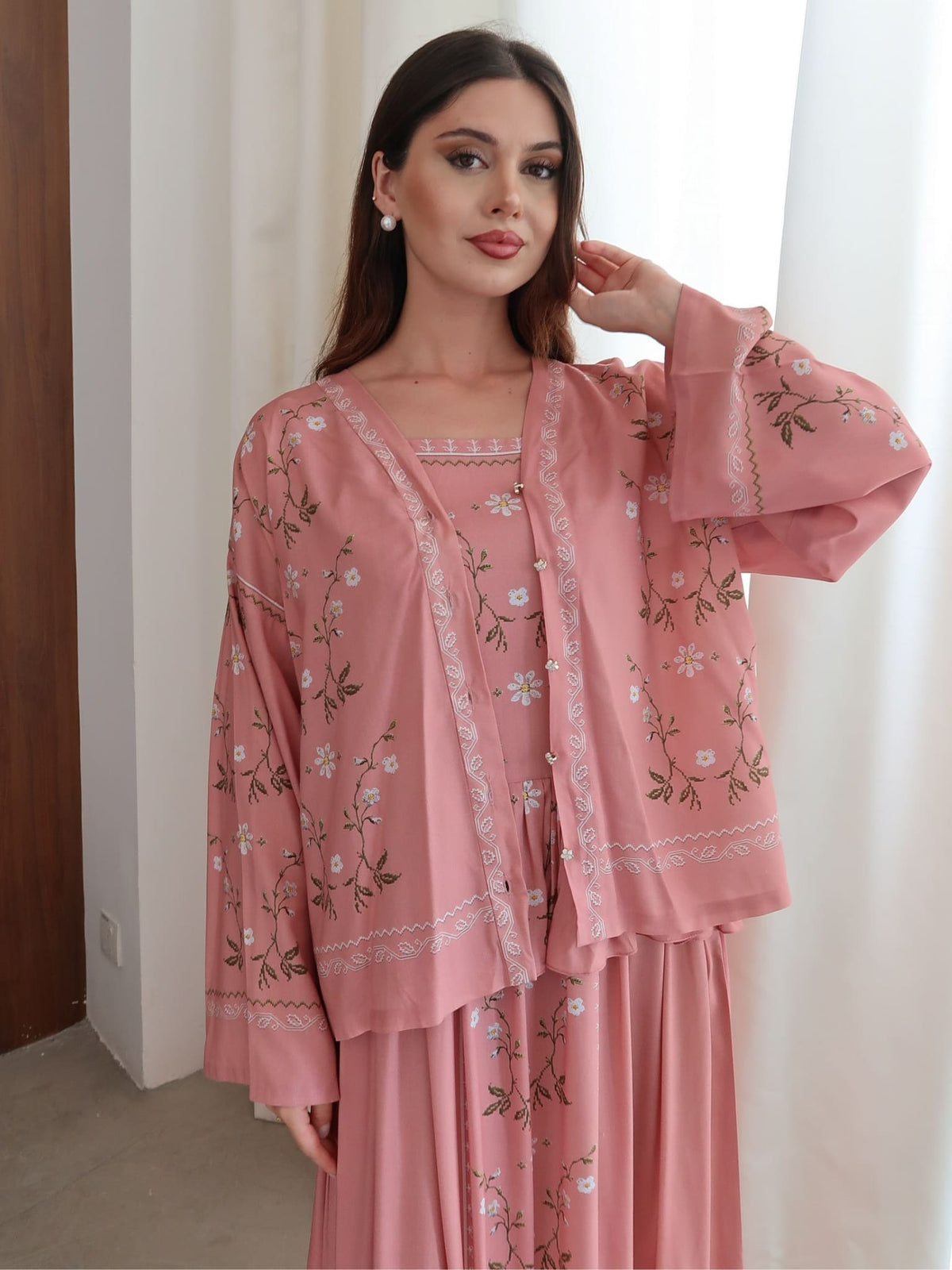 XAYWEAR Roisen Pink Long Dress